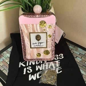 Rare Kurt Geiger Pink and Gold Women's Bag